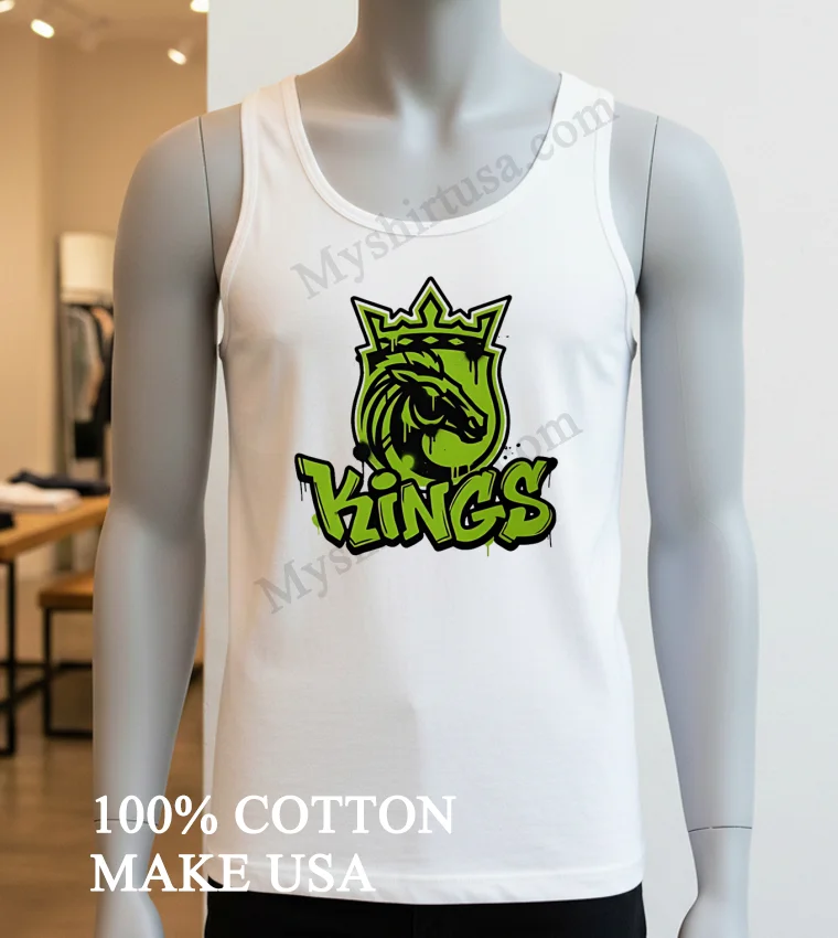 Graffiti Kings Crowned Horse Head Street Art Style funny america t-shirts - white-t-shirt Graffiti Kings Crowned Horse Head Street Art Style Shirt White T Shirt 2