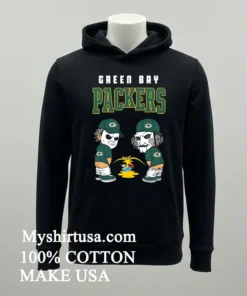 Green Bay Packers Michael Myers Piss On Lions Bears Vikings Shirt Balck Shirt
