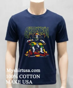 Green Bay Packers Skeleton King On Cheese Throne Shirt