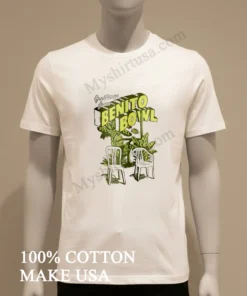 Greetings From Benito Bowl Palm Trees Bananas Football Goal Post Shirt