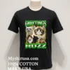 Greetings Huzz Lightning And Famous Meme Cats Shirt Balck Shirt