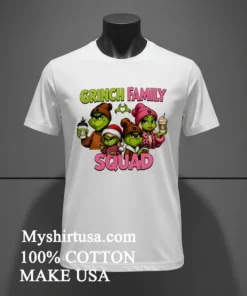 Grinch Family Squad Merry Christmas 2025 Shirt White T Shirt 3