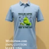Grinch Touch My Coffee I Will Slap You So Hard Even Google Wont Be Able To Find You Shirt Blue Shirt