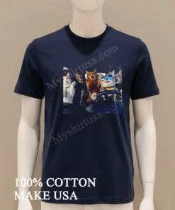 Group Of Party Cats Wearing Sunglasses Driving Car funny america t-shirts