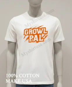 Growl Pal Orange Wild Beast Animal Claw Scratch Logo funny america t-shirts