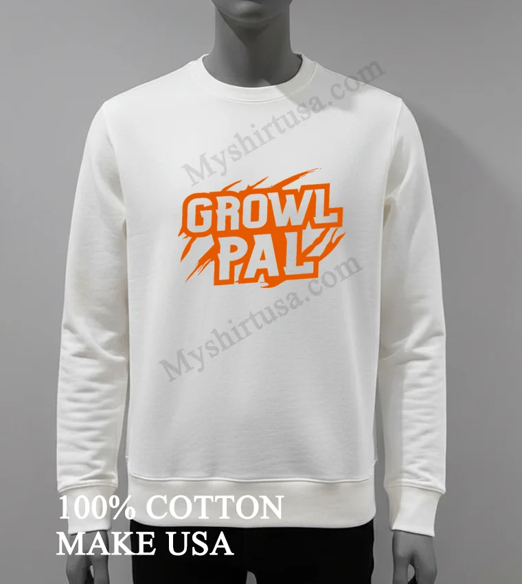 Growl Pal Orange Wild Beast Animal Claw Scratch Logo Shirt White T Shirt 4