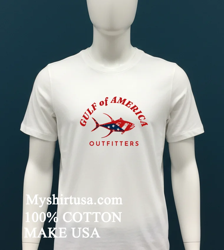 Gulf Of America Outfitters Shirt - white-t-shirt Gulf Of America Outfitters Shirt White T Shirt 3