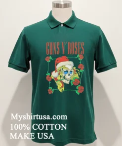 Guns N Roses Holiday Skull Shirt