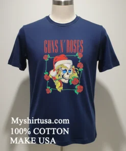 Guns N Roses Holiday Skull Shirt