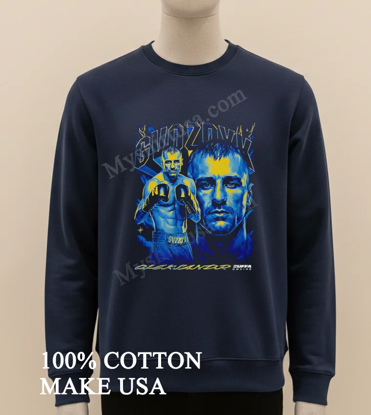 Gvozdyk Oleksandr Zuffa Boxing Fighter Portrait Graphic funny america t-shirts - long sleve shirt Gvozdyk Oleksandr Zuffa Boxing Fighter Portrait Graphic Shirt Long Sleve Shirt