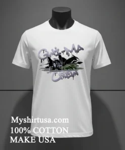 Gwi Ma Crew Spooky Creatures Graffiti Font Shirt