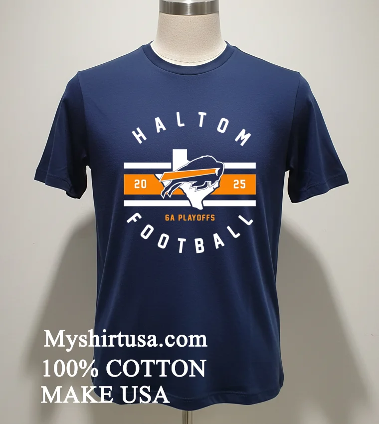 Haltom Football 2025 Ga Playoffs Logo Shirt Navy Shirt 1