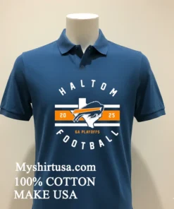 Haltom Football 2025 Ga Playoffs Logo Shirt Navy Shirt 2