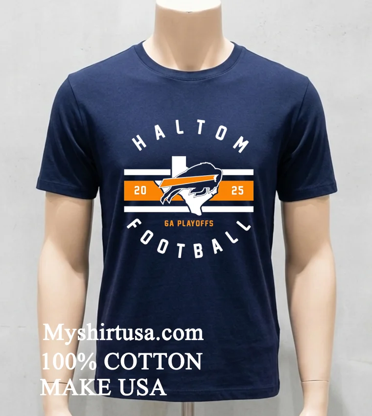 Haltom Football 2025 Ga Playoffs Logo Shirt - navy-shirt Haltom Football 2025 Ga Playoffs Logo Shirt Navy Shirt