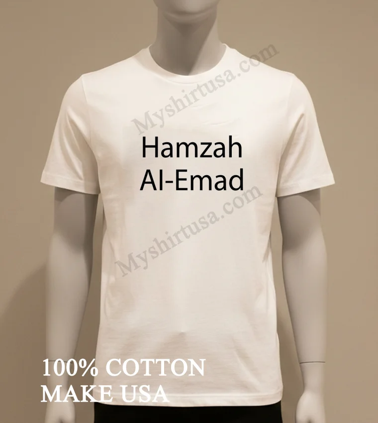 Hamzah Ai Emad Sucks More funny america t-shirts - white-t-shirt Hamzah Ai Emad Sucks More Shirt White T Shirt
