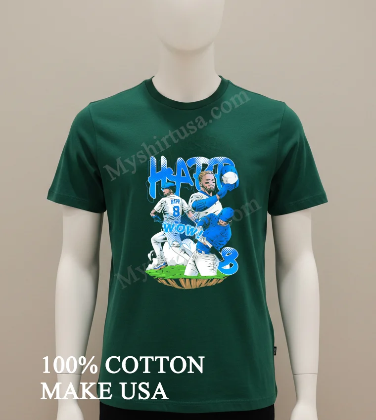 Happ 8 Ian Happ Wow Chicago Cubs Baseball Player Graphic Shirt Green Shirt