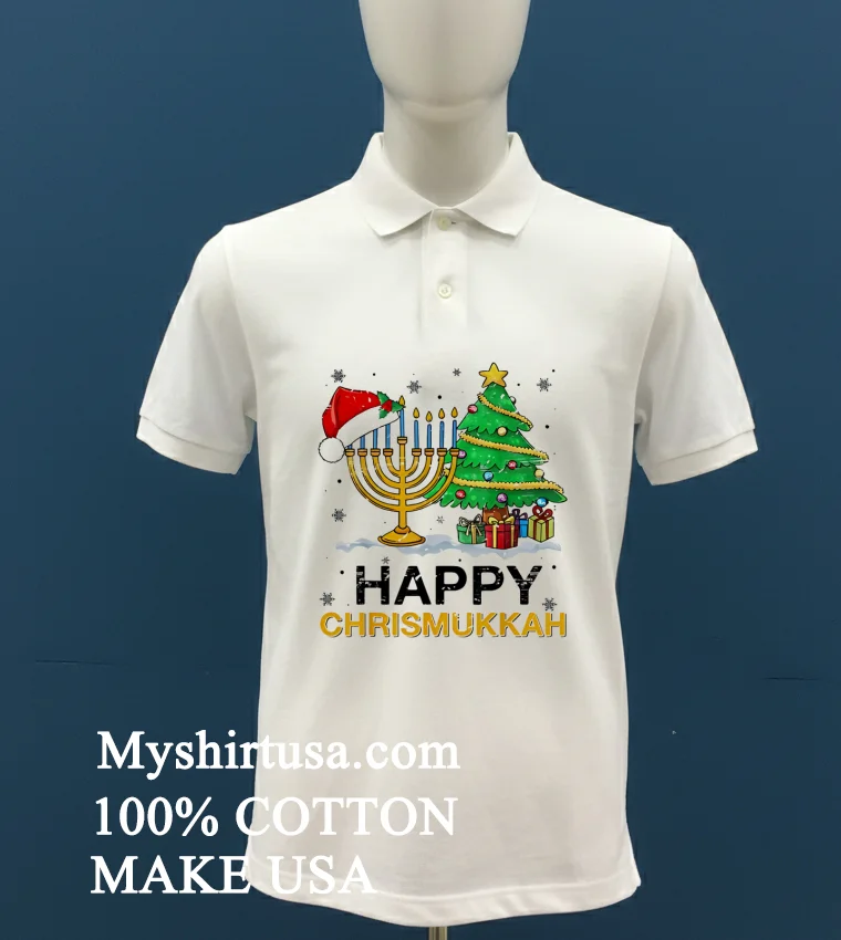 Happy Chrismukkah Jewish Christmas 2025 Shirt White T Shirt