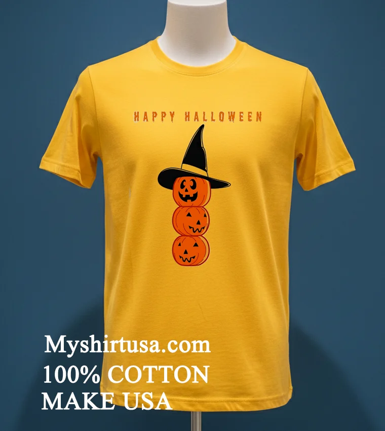 Happy Silly Halloween Shirt Yellow T Shirt