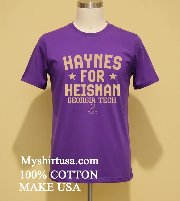 Haynes King For Georgia Tech Football Shirt - purple-shirt Haynes King For Georgia Tech Football Shirt Purple Shirt