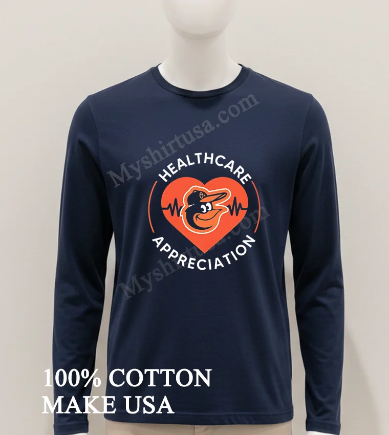 Healthcare Appreciation Baltimore Orioles Bird Heart Beat Medical funny america t-shirts - hoodie-shirt Healthcare Appreciation Baltimore Orioles Bird Heart Beat Medical Shirt Hoodie Shirt