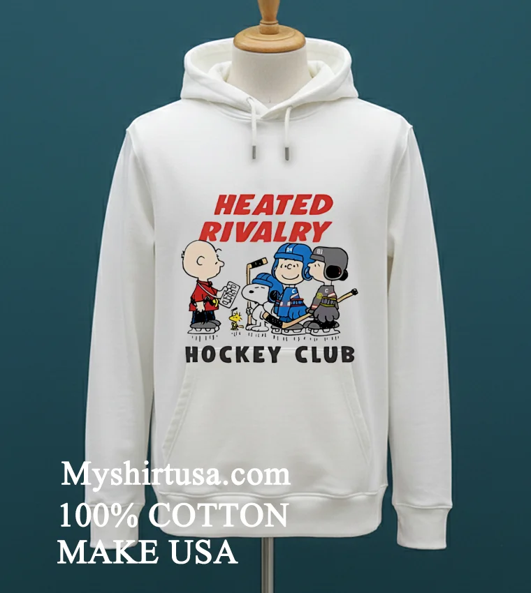 Heated Rivalry Hockey Club Peanuts Shirt - white-t-shirt Heated Rivalry Hockey Club Peanuts Shirt White T Shirt 1