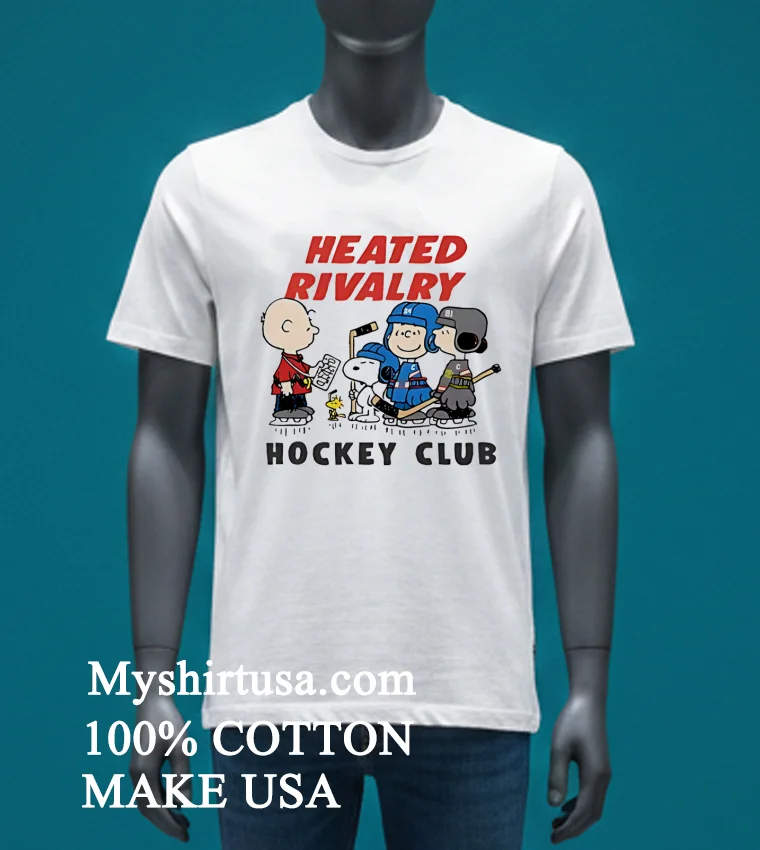 Heated Rivalry Hockey Club Peanuts Shirt White T Shirt 4