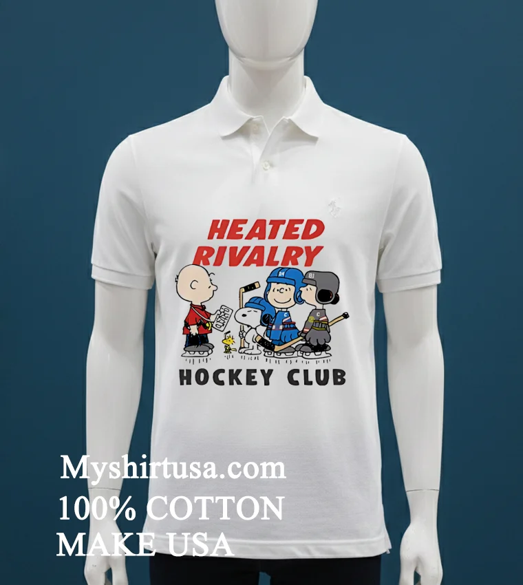 Heated Rivalry Hockey Club Peanuts Shirt White T Shirt