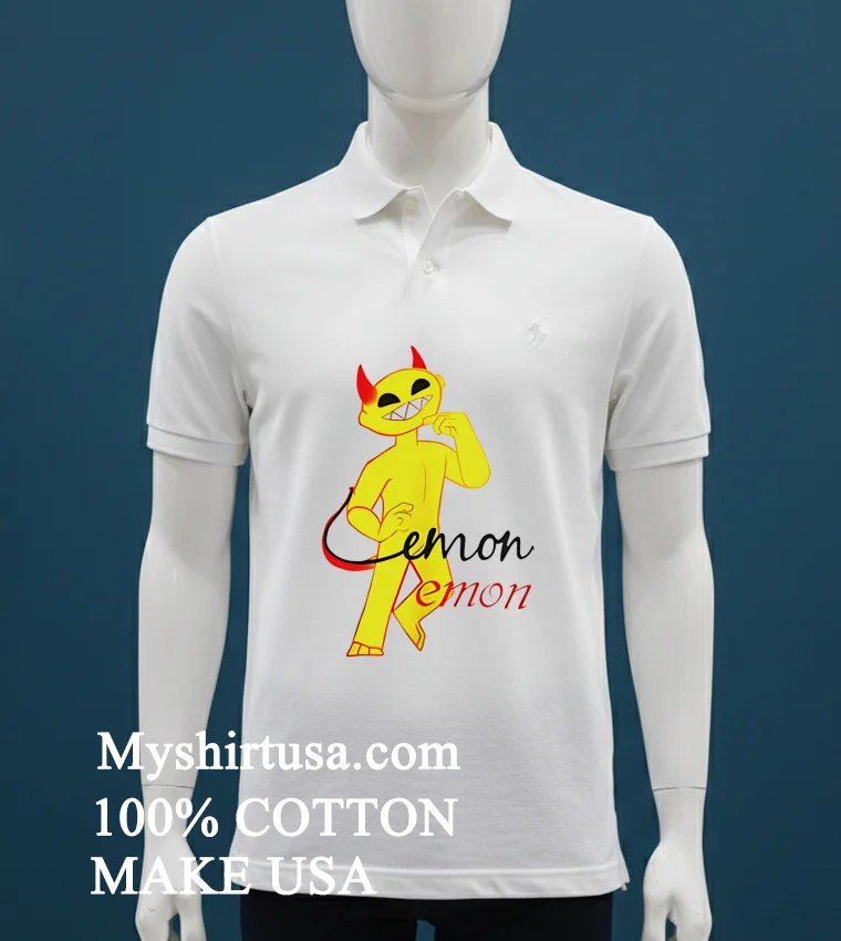 Heavy Blend Lemon Demon Graphic Merch Shirt White T Shirt