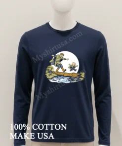 Hedge Knight And Squire Crossing River Log funny america t-shirts