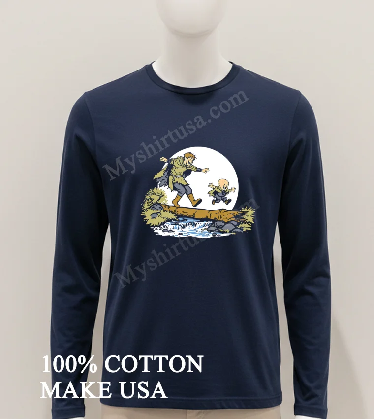 Hedge Knight And Squire Crossing River Log Shirt Hoodie Shirt 1