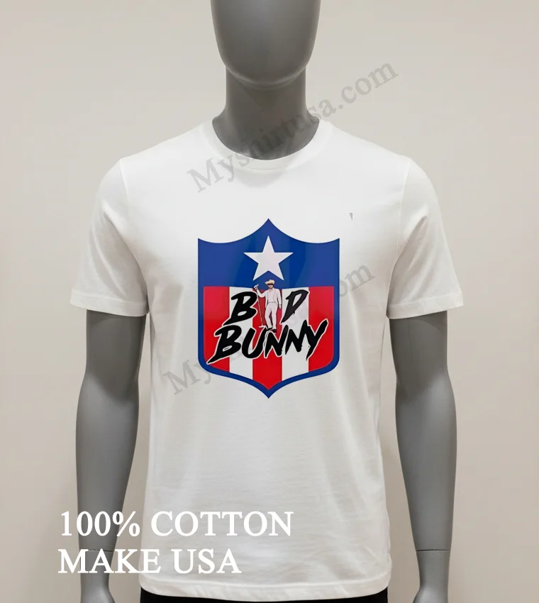Here For The Benito Bowl Frog Holding Puerto Rico Flag Shirt - white-t-shirt Here For The Benito Bowl Frog Holding Puerto Rico Flag Shirt White T Shirt