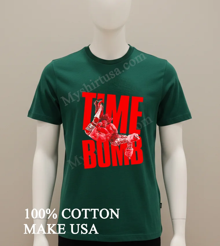 Hiromu Takahashi Time Bomb New Japan Pro Wrestling Action funny america t-shirts - green-shirt Hiromu Takahashi Time Bomb New Japan Pro Wrestling Action Shirt Green Shirt