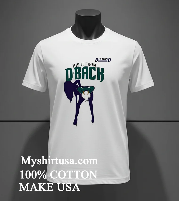 Hit It From Dback Diamond Shirt White T Shirt 2