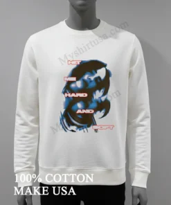 Hit Me Hard And Soft Billie Eilish Artistic Blue Face funny america t-shirts