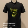 Hockey Fan Yellow Shirt Balck Shirt