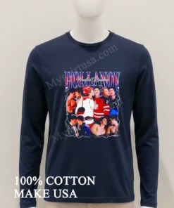 Hollanov Heated Rivalry Hockey Player Lightning funny america t-shirts