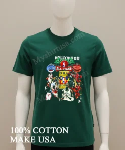 Hollywood Nba All Stars 2004 Los Angeles Basketball Player Collage funny america t-shirts
