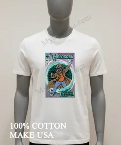 Hologram Upgraded And Ready For Action Standard Soft Style Ringer funny america t-shirts