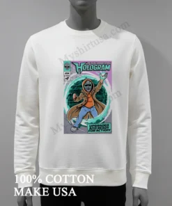 Hologram Upgraded And Ready For Action Standard Soft Style Ringer funny america t-shirts