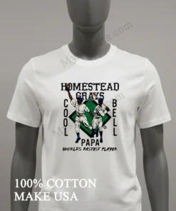Homestead Grays Cool Papa Bell World S Fastest Player funny america t-shirts