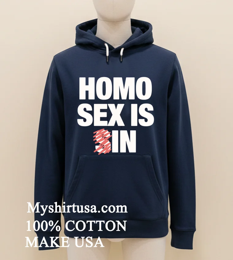 Homo Sex Is In Shirt Navy Shirt 1