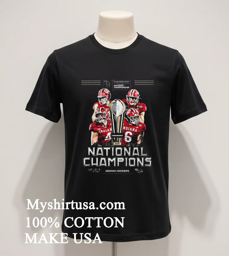 Hoosiers Are Cfp National Champions Retro Shirt - balck-shirt Hoosiers Are Cfp National Champions Retro Shirt Balck Shirt