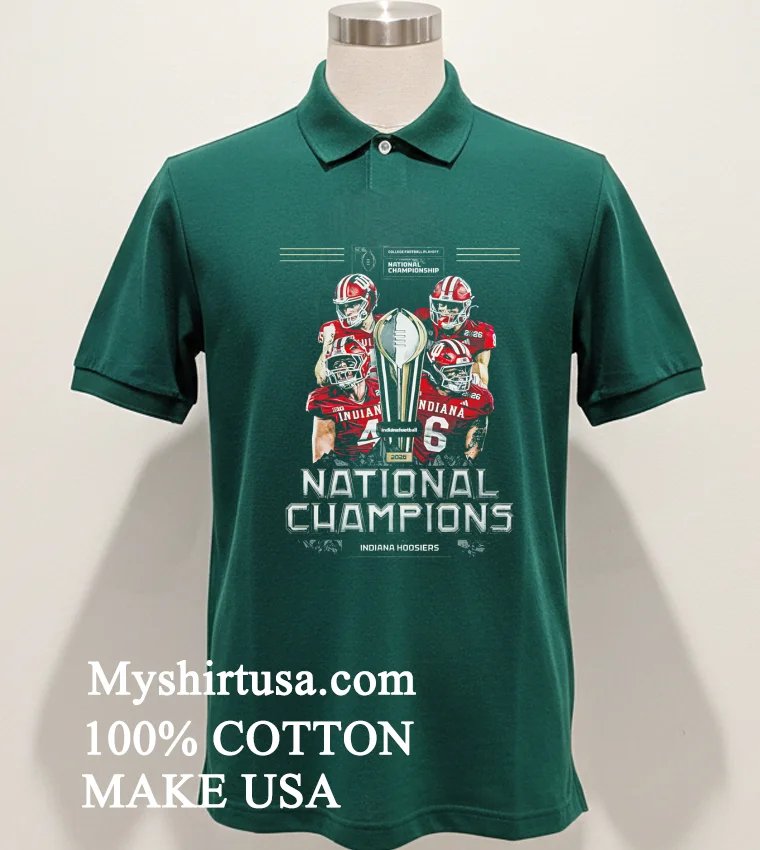 Hoosiers Are Cfp National Champions Retro Shirt Green Shirt
