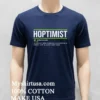 Hoptimist Definition Craft Beer Shirt Navy Shirt