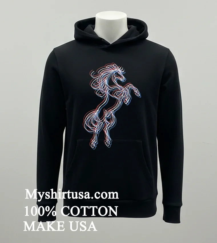 Horse 3D 2026 Shirt - balck-shirt Horse 3d 2026 Shirt Balck Shirt