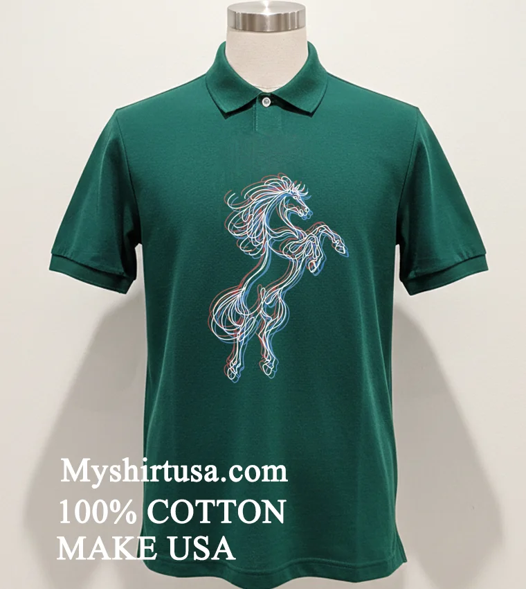 Horse 3d 2026 Shirt Green Shirt