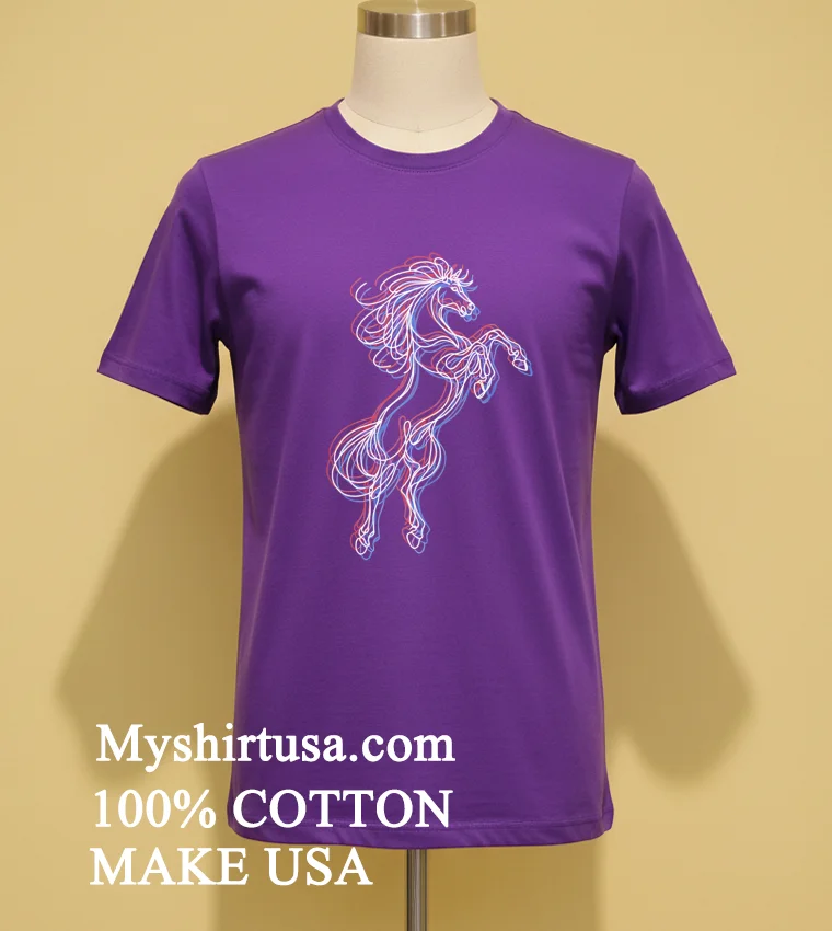 Horse 3d 2026 Shirt Purple Shirt