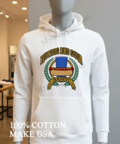Hotdog And Soda Society Logo funny america t-shirts