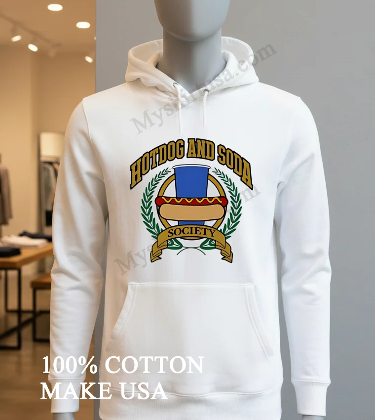 Hotdog And Soda Society Logo Shirt Hoodie Shirt
