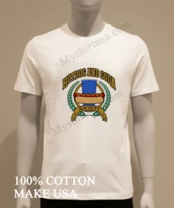 Hotdog And Soda Society Logo funny america t-shirts